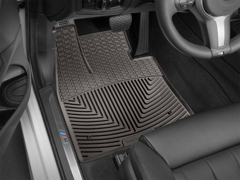 WeatherTech 2014-2015 BMW X5 Front Rubber Mats - Cocoa - W325CO