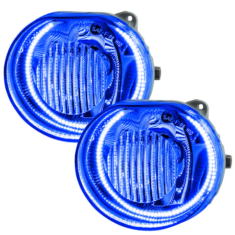 Oracle 02-04 Jeep Liberty LED Fog Light Halo Kit - Blue - 1299-002