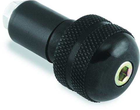 BikeMaster Anti-Vibration Bar Ends - 1in - Black - 261316