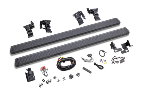 RealTruck 20-24 Jeep Gladiator CC 4dr VoltStep Electric Running Board Kit - Bedliner Coating - 20451687T