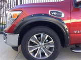 EGR 2017 Nissan Titan Bolt-On Look Fender Flares - Set - Black Matte (796005) - 796005