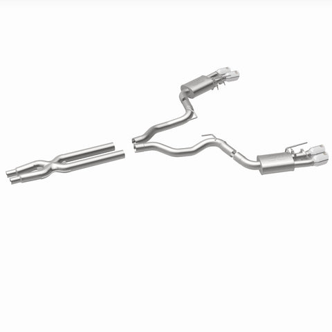 MagnaFlow SYS Cat-Back 2018 Ford Mustang GT 5.0L Competition Dual Exit Polished 4in Tips - 19368