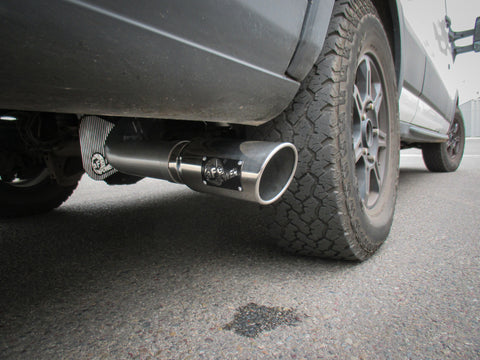 aFe Vulcan Series 3 1/2in 304 SS Cat-Back 13-19 Ford Transit V6 3.5 Twin Turbo w/ Polished Tip - 49-33112-P