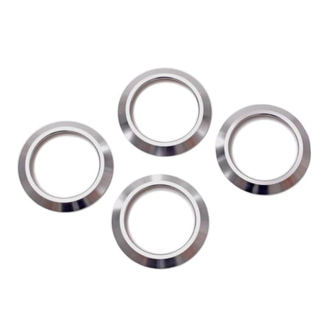 DV8 Offroad 2007-2010 Jeep JK A/C Vent Bezel Trim 4 Piece Set - D-JP-180000-AL