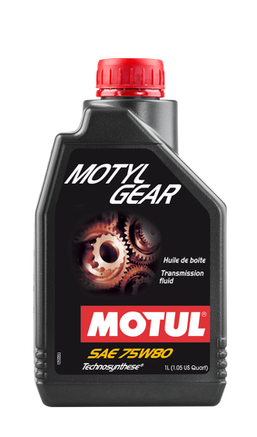 Motul 1L Transmision MOTYLGEAR 75W80 - Technosynthese - API GL-5 / MIL-L-2105D - 105782