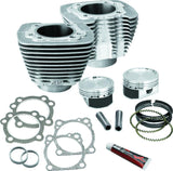 S&S Cycle 86-19 Sportster Models 883 to 1200cc Conversion Kit - Silver - 910-0688