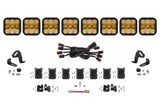 Diode Dynamics SS5 Sport Universal CrossLink 8-Pod Lightbar - Yellow Combo - DD6803
