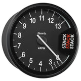 Autometer Stack Clubman Tachometer 80mm 0-3-13K RPM - Black - ST200-0313