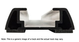 Rhino-Rack RTV Tracks w/Hardware & End Caps - 74.0in - Pair - RTV188