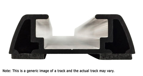 Rhino-Rack RTV Tracks w/Hardware & End Caps - 74.0in - Pair - RTV188