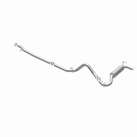 MagnaFlow 12-14 Jeep Wrangler 4dr Single Straight Rear P/S Exit Stainless C/B Performance Exhaust - 15117
