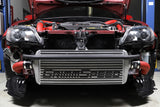 GrimmSpeed 2008-2014 Subaru STI Front Mount Intercooler Kit Raw Core / Red Pipe - 090227