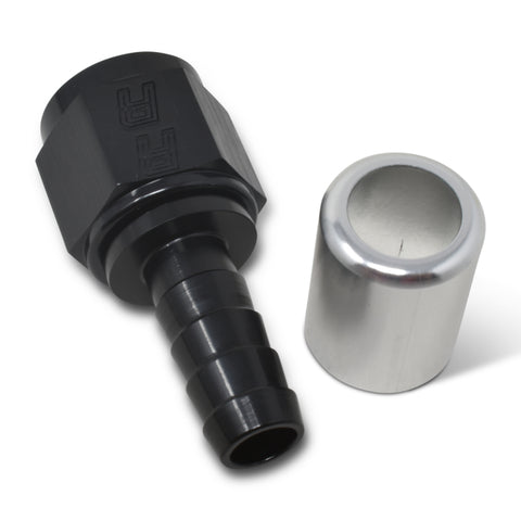 Russell Performance -4 AN Proclassic Crimp Straight End (O.D. 0.450) - 610403