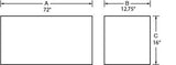 Tradesman Steel Top Mount Truck Tool Box (72in.) - White - 86172