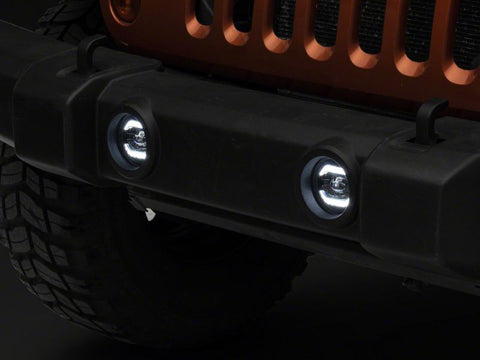 Raxiom 10-23 Jeep Wrangler JK & JL Axial Series LED DRL Fog Lights - J127019