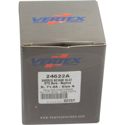 Vertex Piston 16-24 Sherco SE-R 300 300cc Cast Replica Piston Kit - 24622A