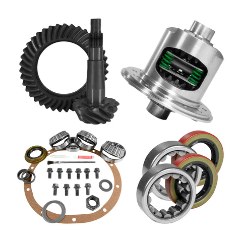 Yukon Gear 8.25in CHY 3.73 Rear Ring & Pinion Install Kit Positraction 1.618in ID Axle Bearings - YGK2194