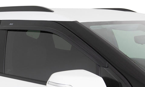 AVS 07-18 Jeep Wrangler (2 Door Only) Ventvisor Low Profile Window Deflectors 2pc - Smoke - 892020