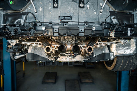 Corsa 2023 Chevrolet Corvette C8 Z06 3in Valved Cat-Back Exhaust Muffler Delete Track System w/o Tip - 21113