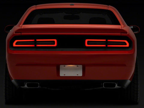Raxiom 08-14 Dodge Challenger LED Tail Lights- Black Housing Red Lens - CH15224