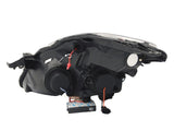 ANZO 2008-2009 Nissan Altima (2 Door ONLY) Projector Headlights w/ Halo Chrome (CCFL) - 121396