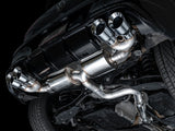 AWE Tuning MK8 Volkswagen Golf R 3in Touring Edition Quad Exhaust - Chrome Silver Tips - 3015-42658