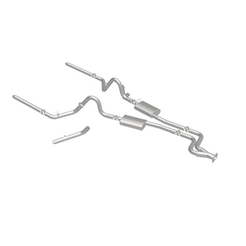 MagnaFlow SYS C/B 84-87 Buick Regal V6 3.8L Turbocharged SS 2.5in Street Series Dual Split Rear Exit - 16884