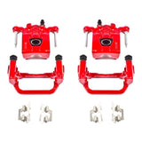 Power Stop 07-12 Nissan Altima Rear Red Calipers w/Brackets - Pair - S2780A