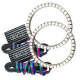 Oracle Dodge Challenger 08-14 LED Waterproof Fog Halo Kit - ColorSHIFT - 1253-333