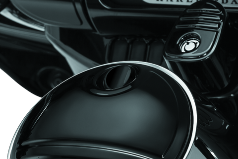 Kuryakyn Push Button Fuel Door Latch Chrome - 7428