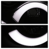 Spyder 05-07 Jeep Grand Cherokee - Light Bar Projector Headlights - Black - PRO-YD-JGC05V2-LB-BK - 5086129