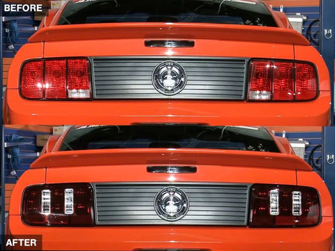 Raxiom 05-09 Ford Mustang Coyote Tail Lights- Blk Housing (Smoked Lens) - 49117