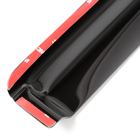 Rugged Ridge Rear Window Visors Black 04-08 Ford F150 Crew - 81349.86