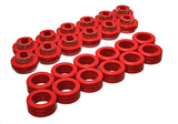 Energy Suspension Gm Body Mount Set - Red - 3.4132R