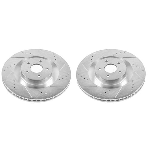 Power Stop 16-18 Ford Focus Front Evolution Drilled & Slotted Rotors - Pair - AR85180XPR