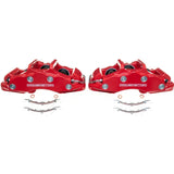 Power Stop 06-13 Chevrolet Corvette Front Red Calipers - Pair - S15042