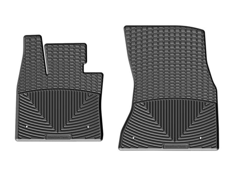 WeatherTech 14-15 BMW X5 Front Rubber Mats - Black - W325