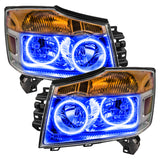 Oracle Nissan Titan 04-07 Halo Kit - ColorSHIFT w/o Controller - 2674-334