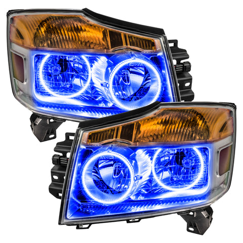 Oracle Nissan Titan 04-07 Halo Kit - ColorSHIFT w/o Controller - 2674-334