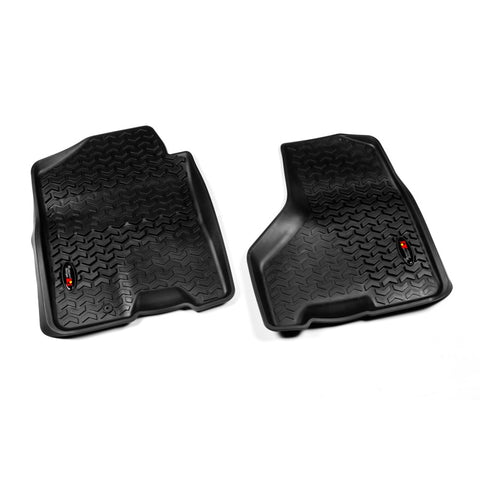 Rugged Ridge Floor Liner Front Black 2009-2011 Dodge Ram 1500 / 2500 / 3500 Crew Cab - 82903.04
