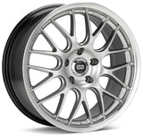 Enkei Lusso 18x7.5 42mm Offset 5x110 Bolt Pattern 72.6 Bore Dia Black w/ Machined Lip Wheel - 469-875-5142BK