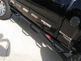 N-Fab Nerf Step 07-13 Chevy-GMC 1500 Crew Cab 5.7ft Bed - Gloss Black - Bed Access - 3in - C07100CC-6
