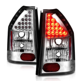 ANZO 2005-2008 Dodge Magnum LED Taillights Chrome - 321016