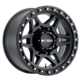 Method MR312 18x9 +18mm Offset 8x6.5 130.81mm CB Matte Black Wheel - MR31289080518