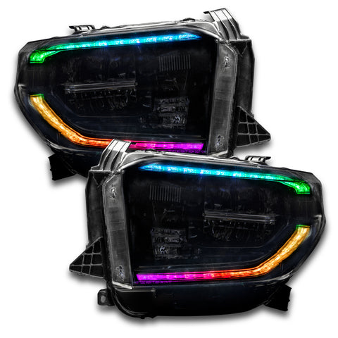 Oracle 18-21 Toyota Tundra Dynamic ColorSHIFT Headlight DRL Upgrade Kit - 1461-332