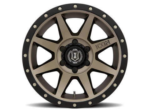 ICON Rebound 18x9 6x5.5 25mm Offset 6in BS 95.1mm Bore Bronze Wheel - 1818909060BR