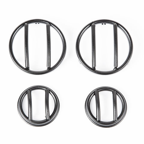 Rugged Ridge 07-18 Jeep Wrangler JK Textured Black Turn Signal & Side Marker Euro Guard Kit - 11231.25