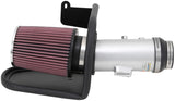 K&N 13-14 Honda Accord 3.5L V6 69 Series Typhoon Air Intake System - Silver Cold Air Intake Kit - 69-1212TS