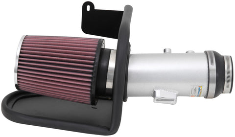 K&N 13-14 Honda Accord 3.5L V6 69 Series Typhoon Air Intake System - Silver Cold Air Intake Kit - 69-1212TS
