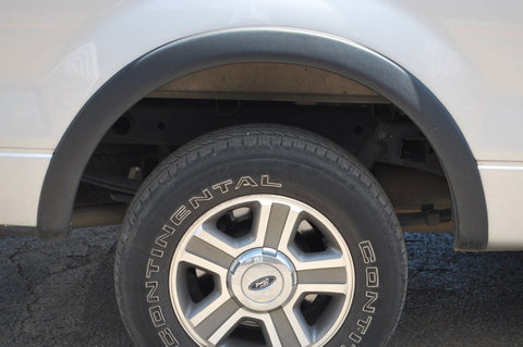 Lund 04-08 Ford F-150 (Excl. Stepside) SX-Sport Style Tex. Elite Series Fender Flares - Blk (4 Pc.) - SX310T
